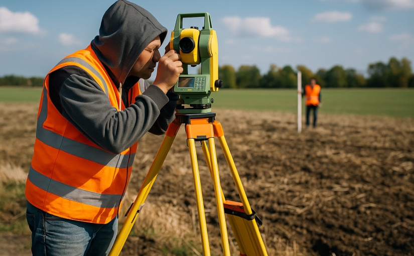 Specjalista geodezyjny podczas budowy – {kiedy jego pomoc jest niezbędna